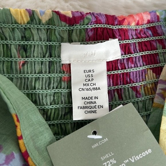 H&M Green Floral Halter Maxi Dress - Picture 11 of 11